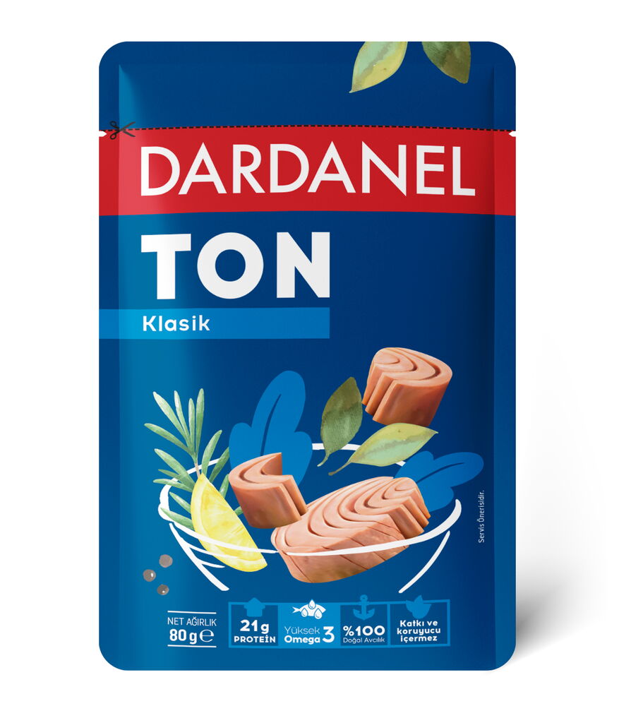 Dardanel Ton A.Yağlı Poşet 2x80 gr X 6 Adet