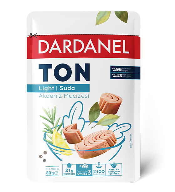 Dardanel Ton Light Poşet 2x80 gr X 6 Adet