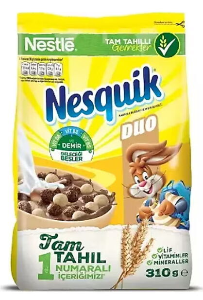 Nestle Nesquik Duo Mısır Gevreği 310 gr X 1 Adet