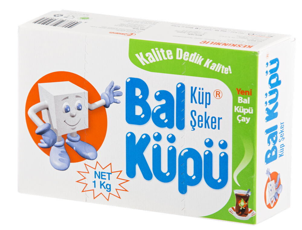 Balküpü Küp Şeker 1 kg X 20 Adet