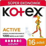 Kotex Active Quadro Uzun Ped 16'lı X 12 Adet