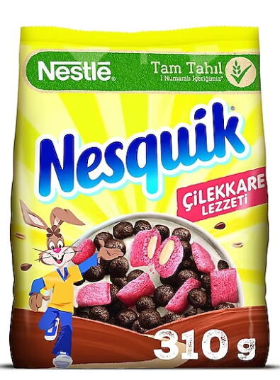 Nestle Nesquik Çilekkare Mısır Gevreği 310 gr X 1 Adet