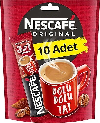 Nescafe 3ü1 Arada Original 17,5 gr X 10 adet