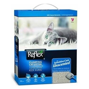 Reflex Mavi Kutu Kedi Kumu Kokusuz 10 lt X 1 Adet