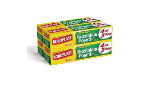Koroplast 4 Al 3 Öde Orta Boy Buzdolabı Poşeti X 24 Adet