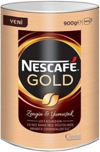 Nescafe Gold Teneke 900 gr X 1 Adet