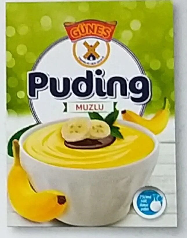 Güneş Muzlu Puding 125 gr X 24 Adet