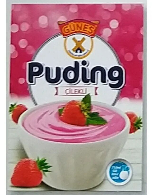 Güneş Çilekli Puding 125 gr X 24 Adet