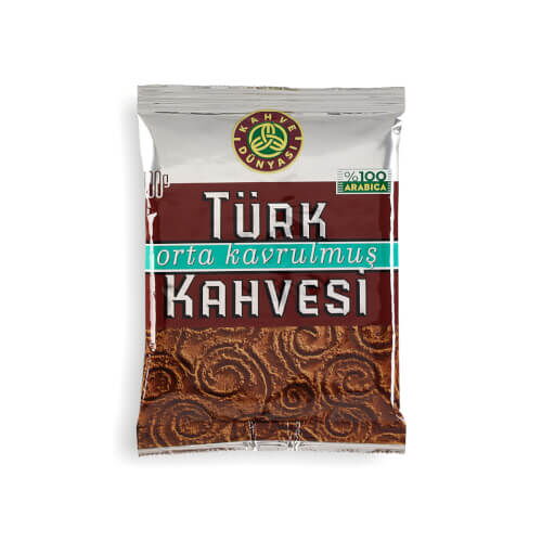 Kahve Dünyası Türk Kahvesi Orta Kavrulmuş 100 gr X 48 Adet