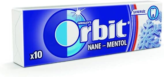 Orbit Şekersiz Draje Sakız Naneli 14 gr X 30 Adet