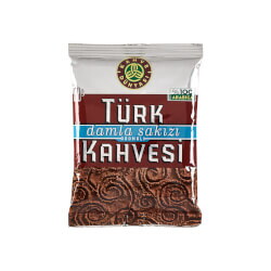 Kahve Dünyası Türk Kahvesi Damla Sakız Aromalı 100 gr X 48 Adet #1