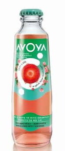 Avoya Meyveli Çilek Gül Maden Suyu 200 ml X 24 Adet #1
