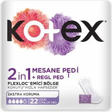 Kotex 2in1 Regl + Mesane Günlük Ped 22'li X 16 Adet #1