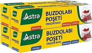 Astra 3+1 Karma Buzdolabi Poşeti X 24 Adet #1