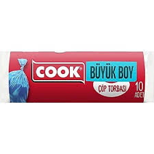 Cook Çöp Poşeti 65*80 cm Büyük Boy Mavi X 50 Adet #1