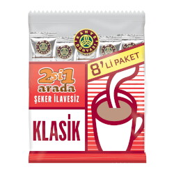 Kahve Dünyası 2si1 Arada Klasik Hazır Kahve 8'li Poşet 12 gr X 1 Adet #1