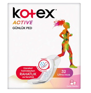 Kotex Active Günlük Ped 32'li X 16 Adet #1