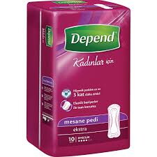 Depend Mesane Pedi Kadın Ekstra 10'lu X 6 Adet #1
