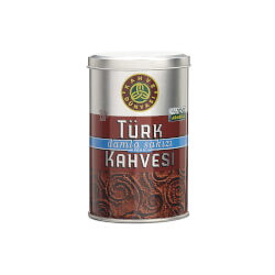 Kahve Dünyası Türk Kahvesi Damla Sakız Aromalı Teneke 250 gr X 12 Adet #1