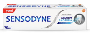 Sensodyne Onarım Ve Koruma Beyazlatıcı Diş Macunu 75 ml X 12 Adet #1