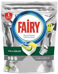 Fairy Platinium Hepsi Bir Arada Tablet 43'lü X 4 Adet  #1