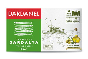 Dardanel Z.Yağlı Sardalya Kulüp 125 gr X 8 Adet #1