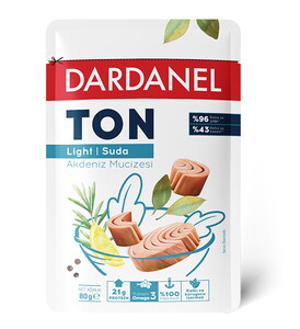 Dardanel Ton Light Poşet 2x80 gr X 6 Adet #1