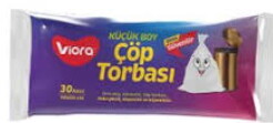 Viora Çöp Torbası 40x50 cm Küçük X 36 Adet #1