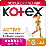 Kotex Active Quadro Uzun Ped 16'lı X 12 Adet #1