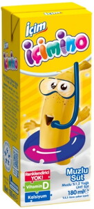 İçimino Süt Muzlu 180 ml X 27 Adet #1