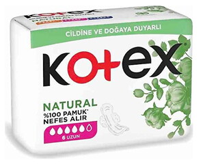 Kotex Natural Ultra Single Uzun Ped 6'lı X 24 Adet #1