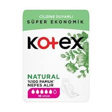Kotex Natural Ultra Quadro Uzun Ped 16'lı X 12 Adet #1