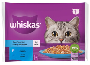 Whiskas Pouch Balık Çeşitleri 4'lü 85 gr X 13 Adet #1