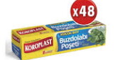 Koroplast Buzdolabı Poşeti 20x30 cm Küçük X 48 Adet #1